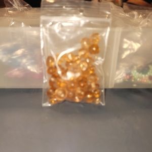 Orange Multi-Shaped Beads